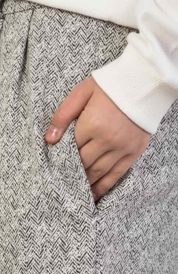 شلوار ژاکارد جناغی