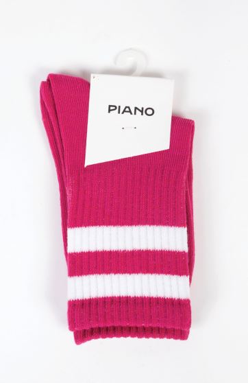 جوراب طرح مچ راه راه کش انگلیسی