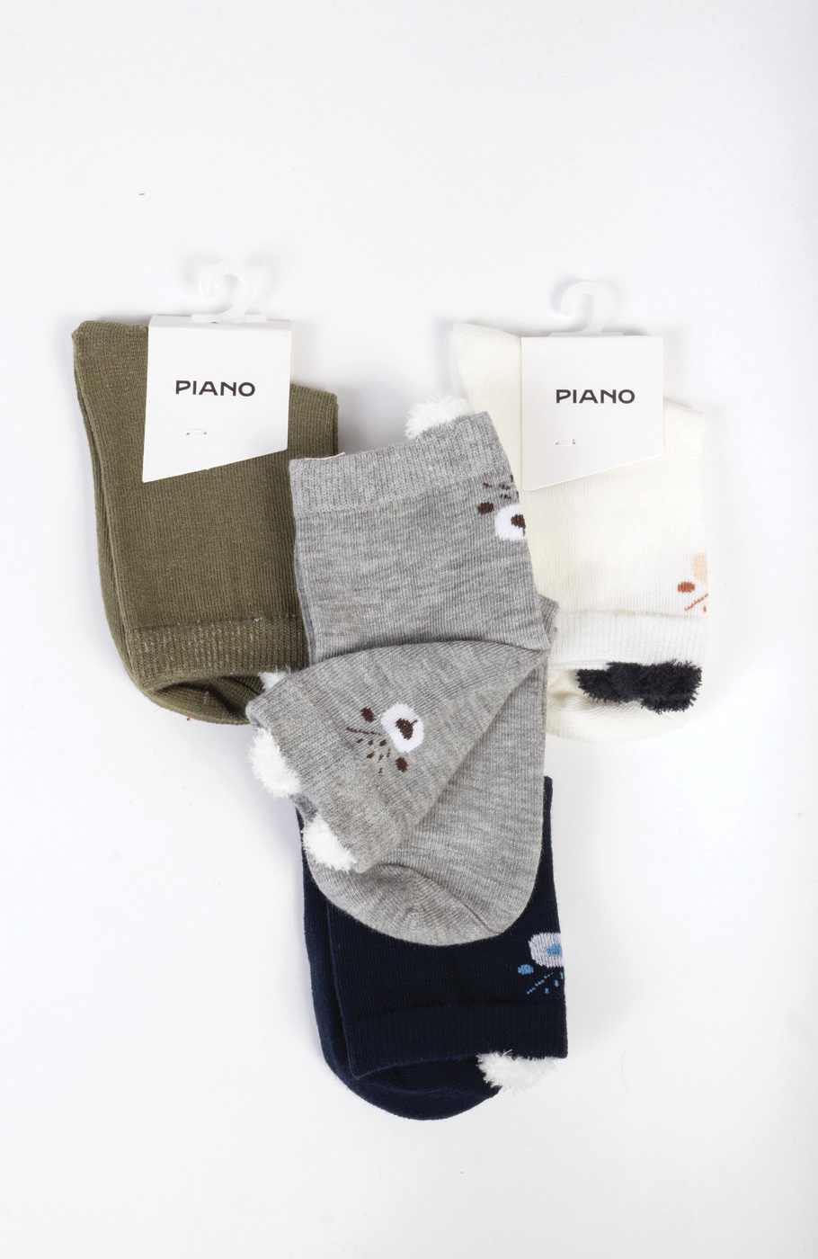 جوراب طرح خرس گوش دار