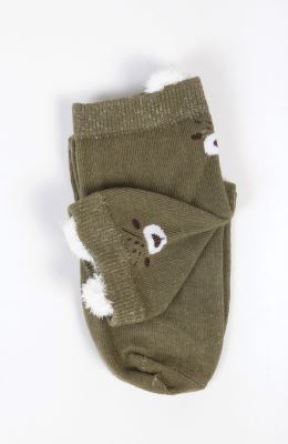 جوراب طرح خرس گوش دار