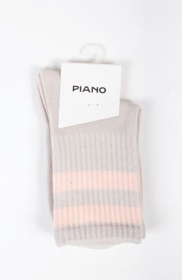 جوراب طرح مچ راه راه کش انگلیسی