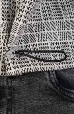 بلوز ژاکارد پیچازی پیش گت دار