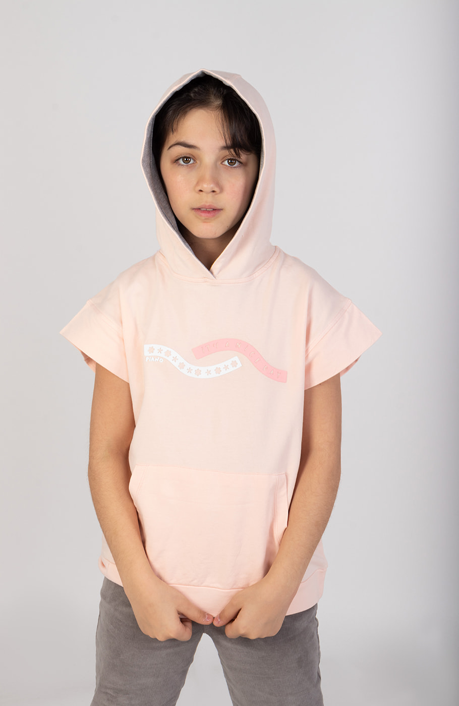 هودی دورس دو نخ آستین کوتاه