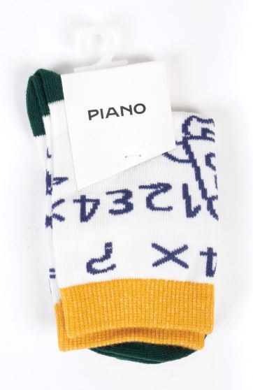 جوراب طرح فضاپیما و اعداد