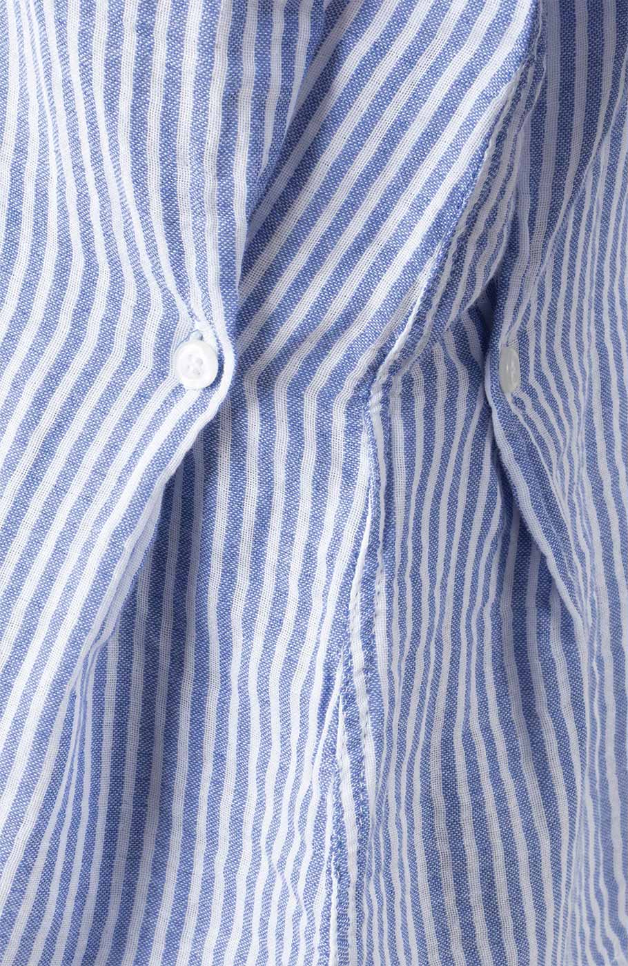 شومیز ساده بافت راه راه آستین بلند