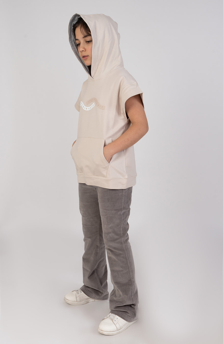 هودی دورس دو نخ آستین کوتاه