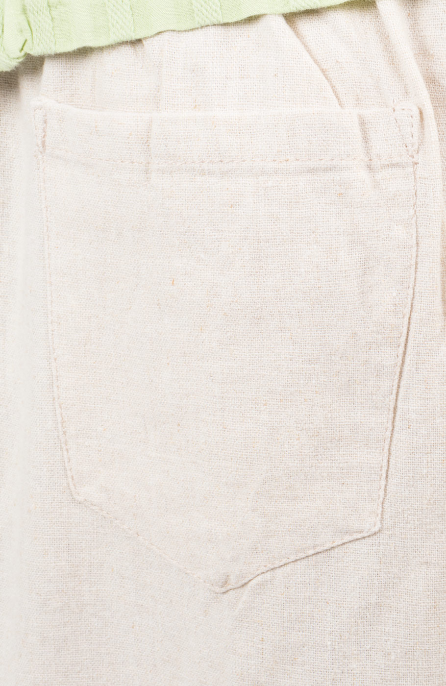 شلوار لینن پیلی دار