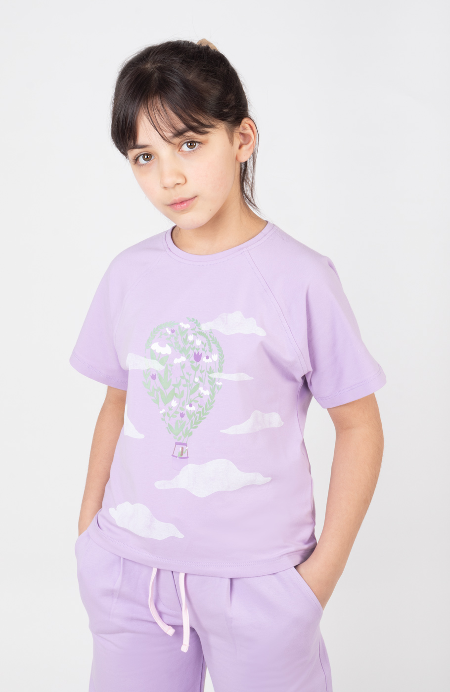 تیشرت یکرولایکرا آستین رگلان