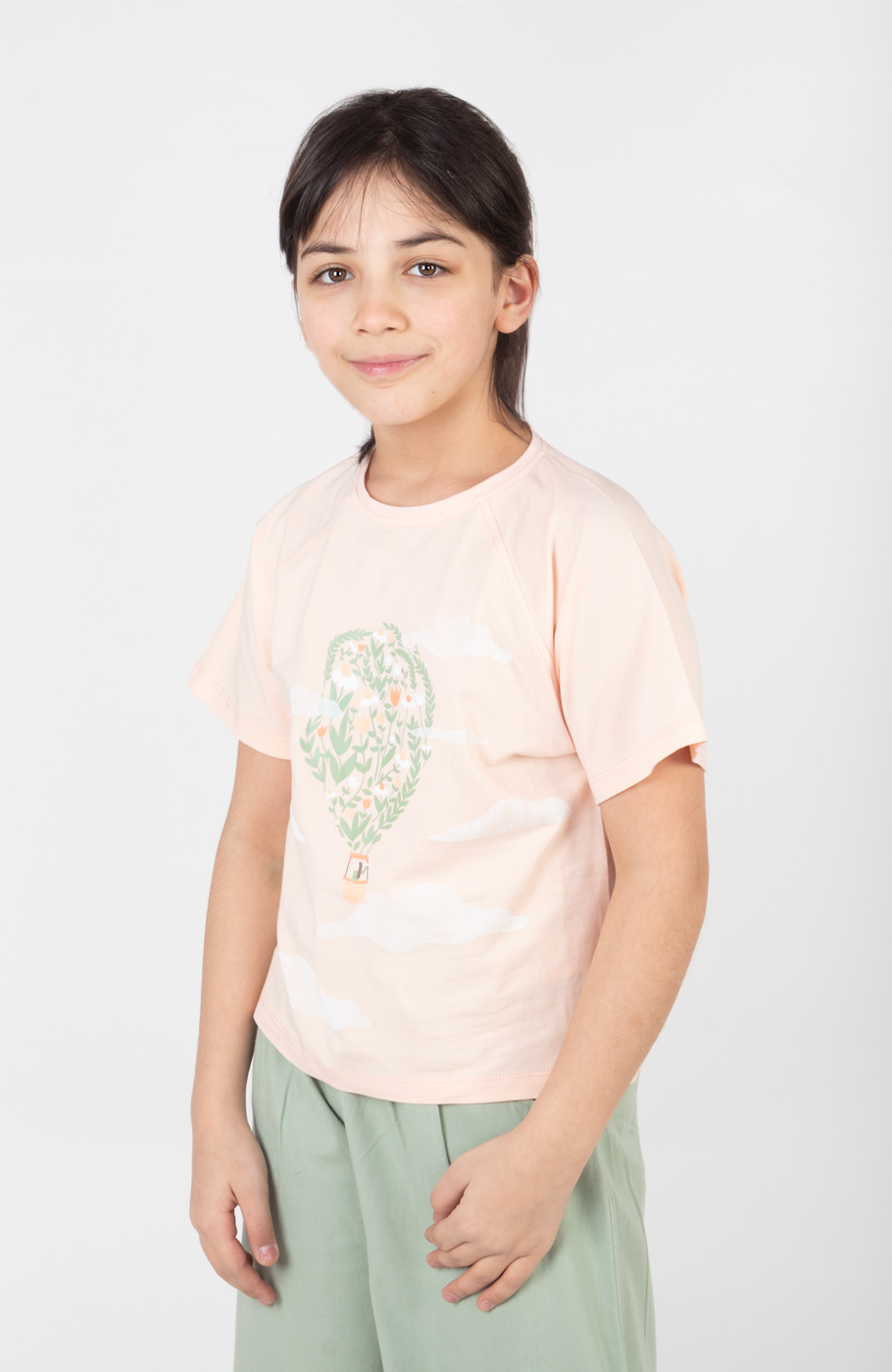 تیشرت یکرولایکرا آستین رگلان