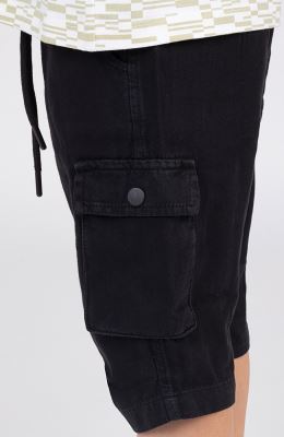 شلوارک کتان دمپا پیلی دار