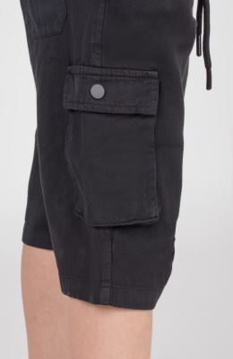 شلوارک کتان دمپا پیلی دار