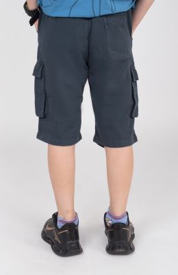 شلوارک کتان دمپا پیلی دار