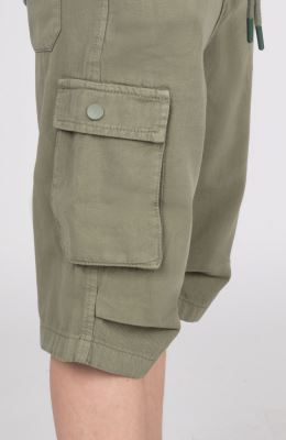 شلوارک کتان دمپا پیلی دار