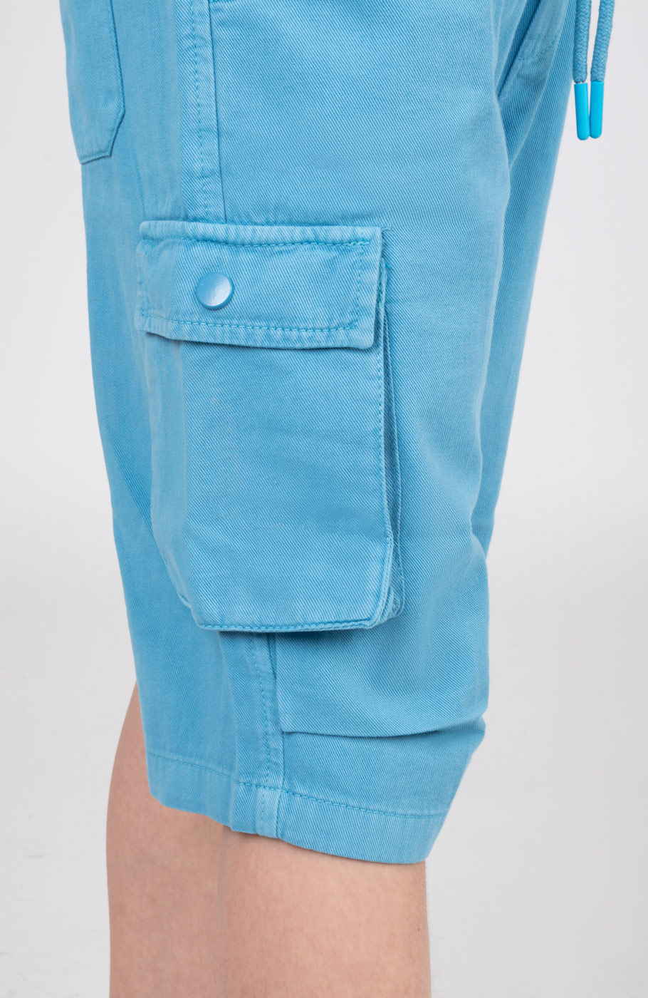 شلوارک کتان دمپا پیلی دار