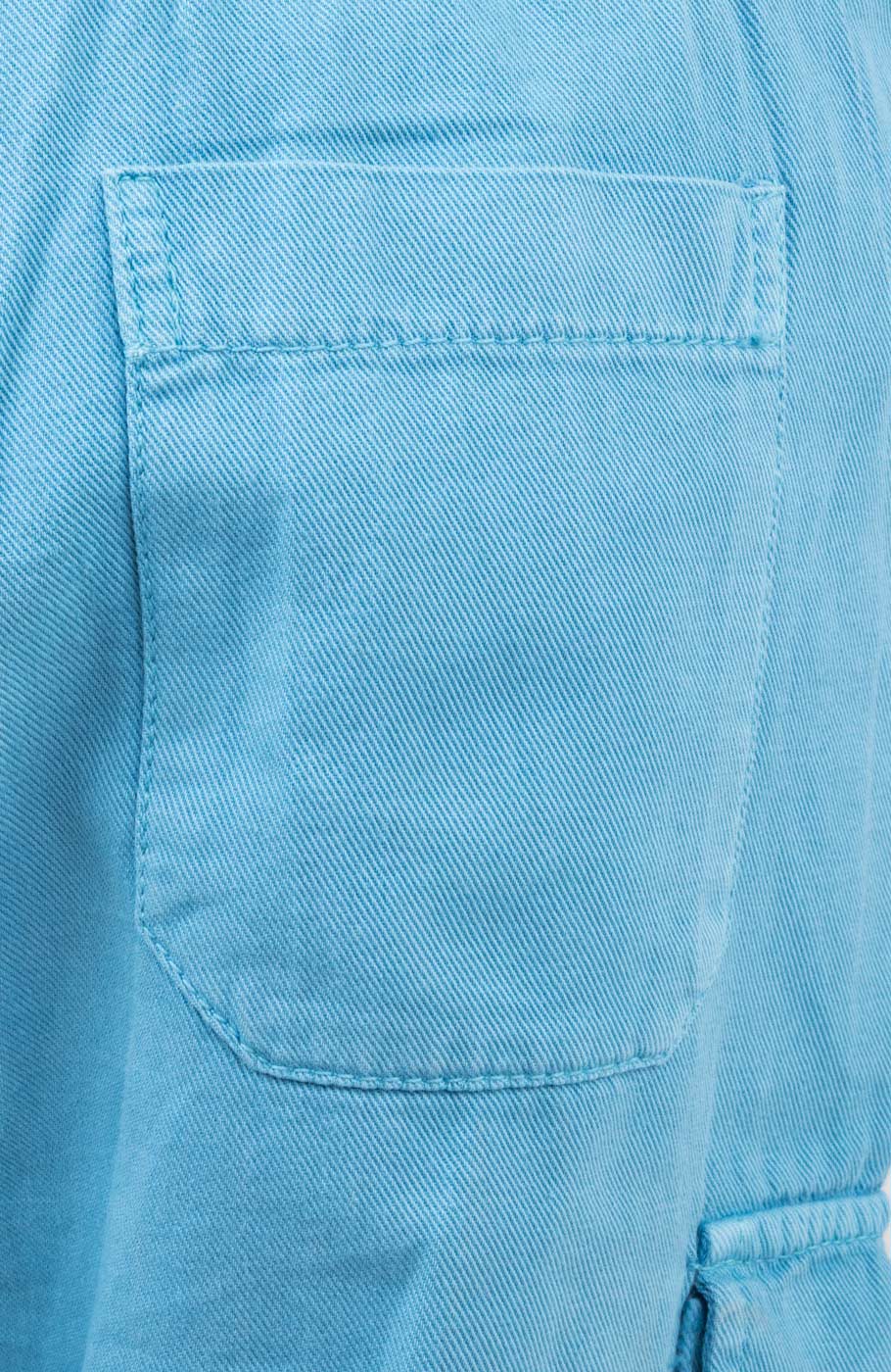 شلوارک کتان دمپا پیلی دار