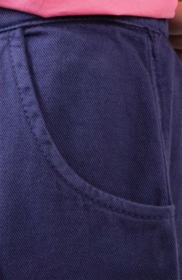 دامن شلواری کتان پیلی دار