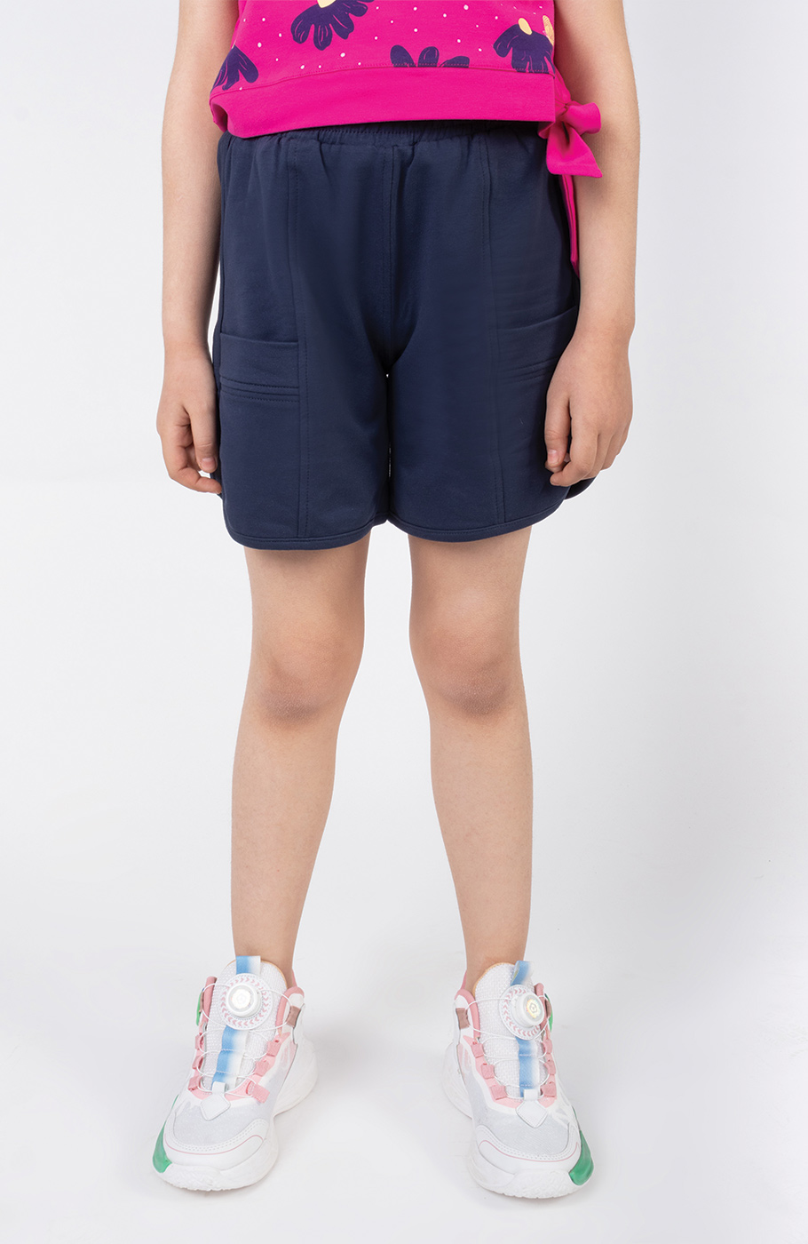 شلوارک دورس دو نخ دمپا هلالی (ست با کد 10614)