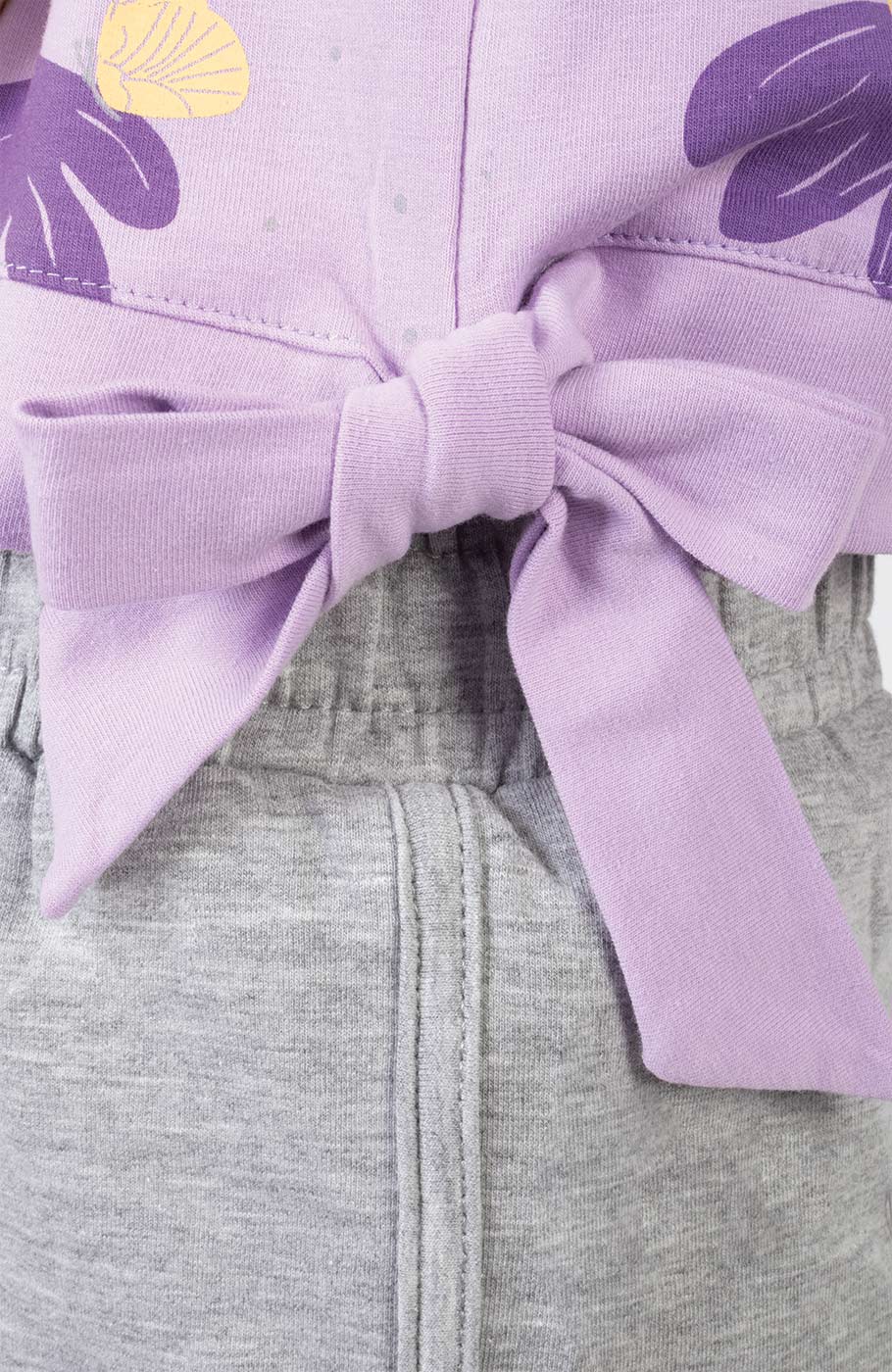 تاپ نیم تنه یکرولایکرا دمپا گره ای (ست با کد10612)