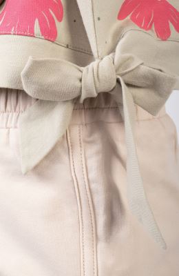 تاپ نیم تنه یکرولایکرا دمپا گره ای (ست با کد10612)