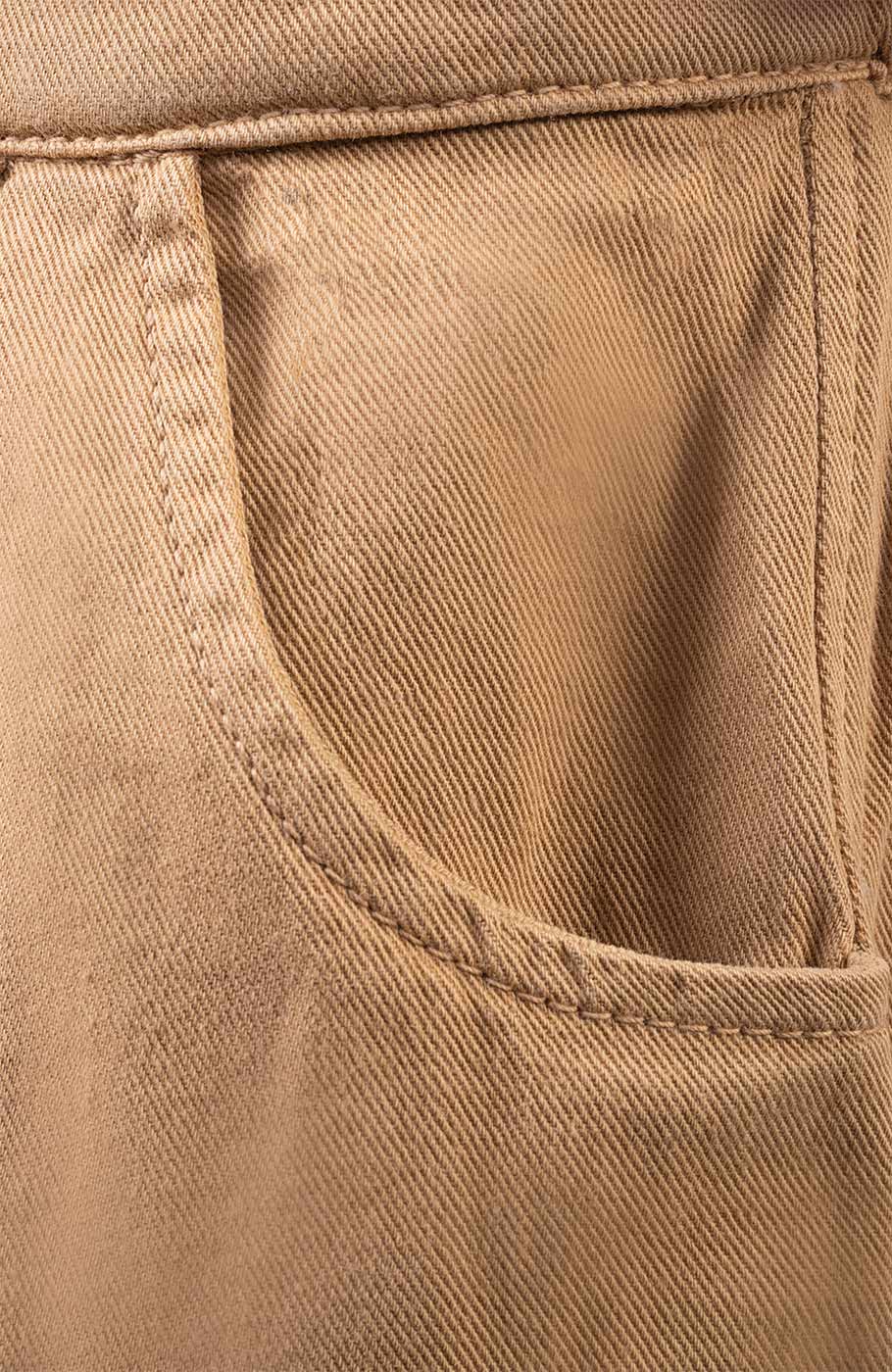 دامن شلواری کتان پیلی دار