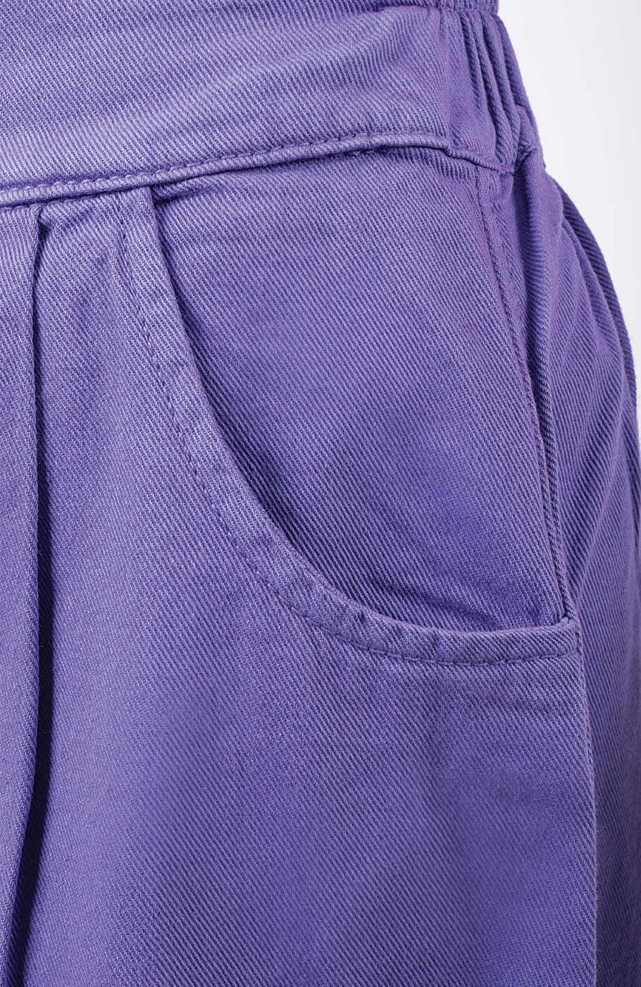 دامن شلواری کتان پیلی دار