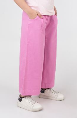 دامن شلواری کتان پیلی دار