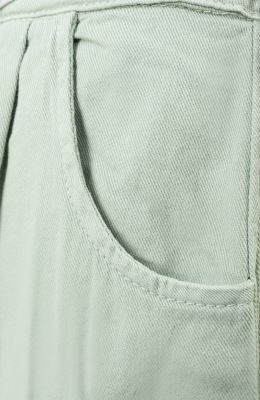 دامن شلواری کتان پیلی دار