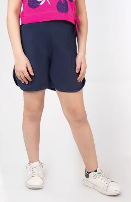 شلوارک دورس دو نخ دمپا هلالی (ست با کد 10615)