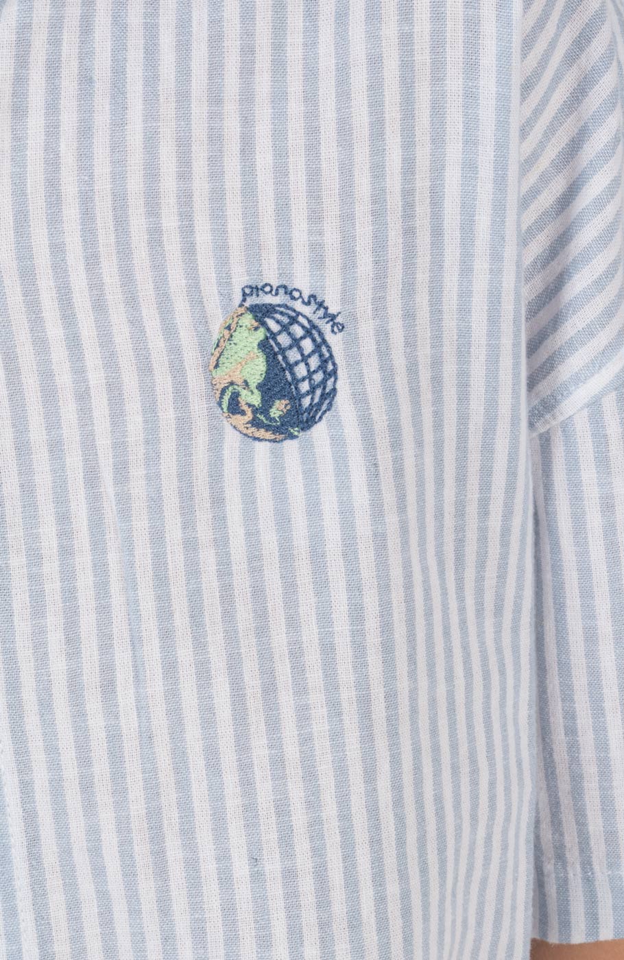 شومیز آستین کوتاه راه راه