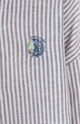 شومیز آستین کوتاه راه راه