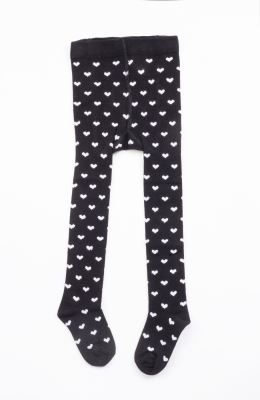 جوراب شلواری طرح قلبی