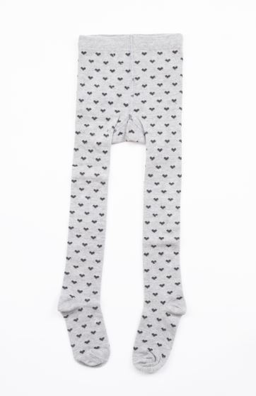 جوراب شلواری طرح قلبی