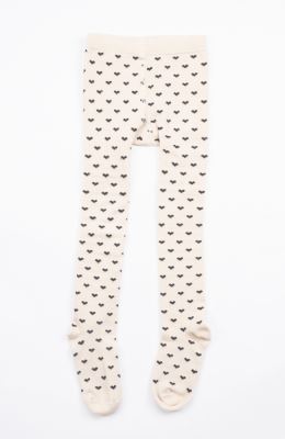 جوراب شلواری طرح قلبی