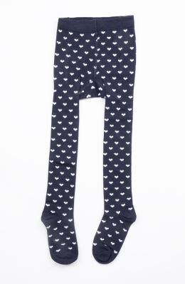 جوراب شلواری طرح قلبی