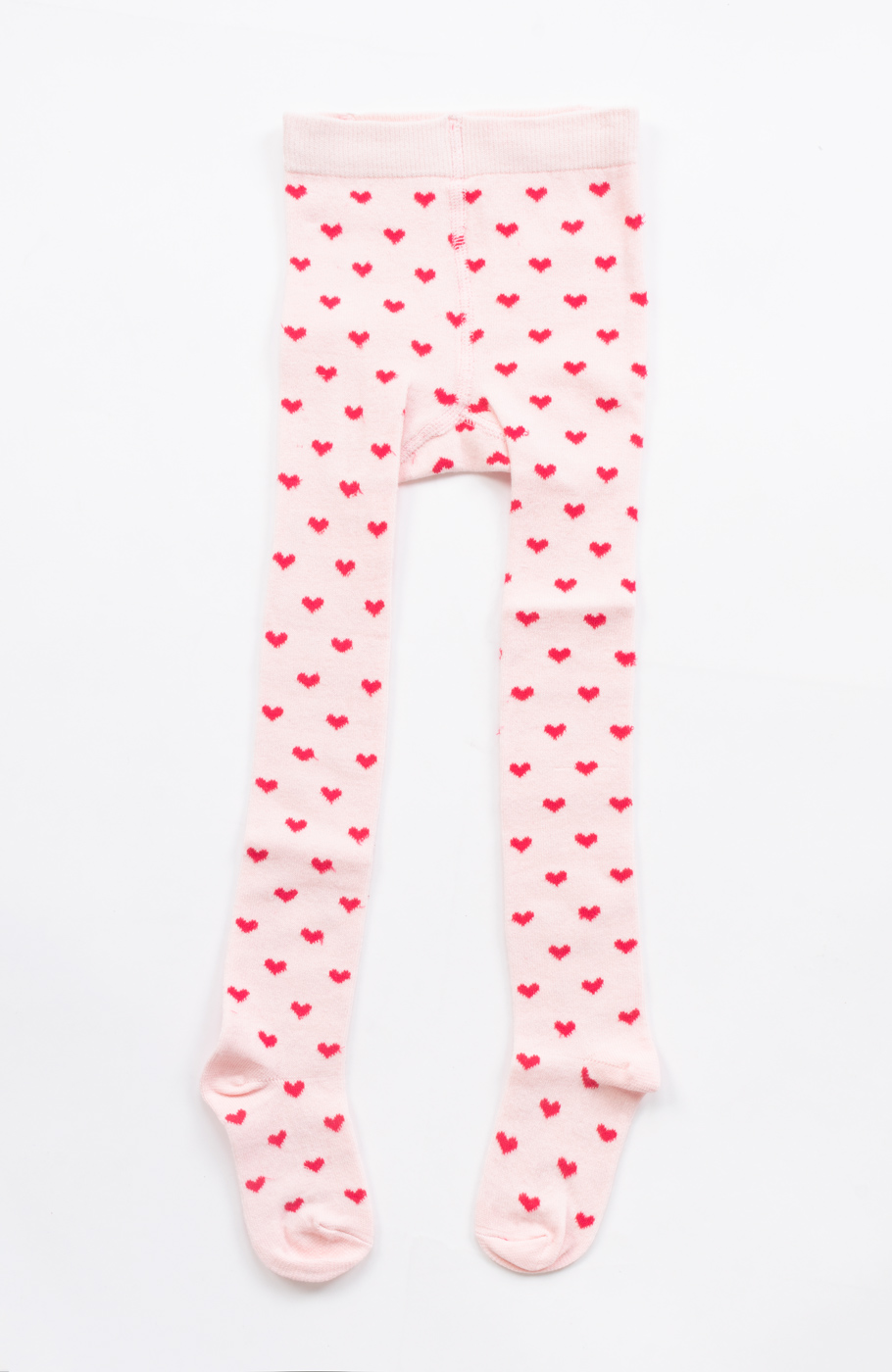 جوراب شلواری طرح قلبی