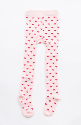 جوراب شلواری طرح قلبی