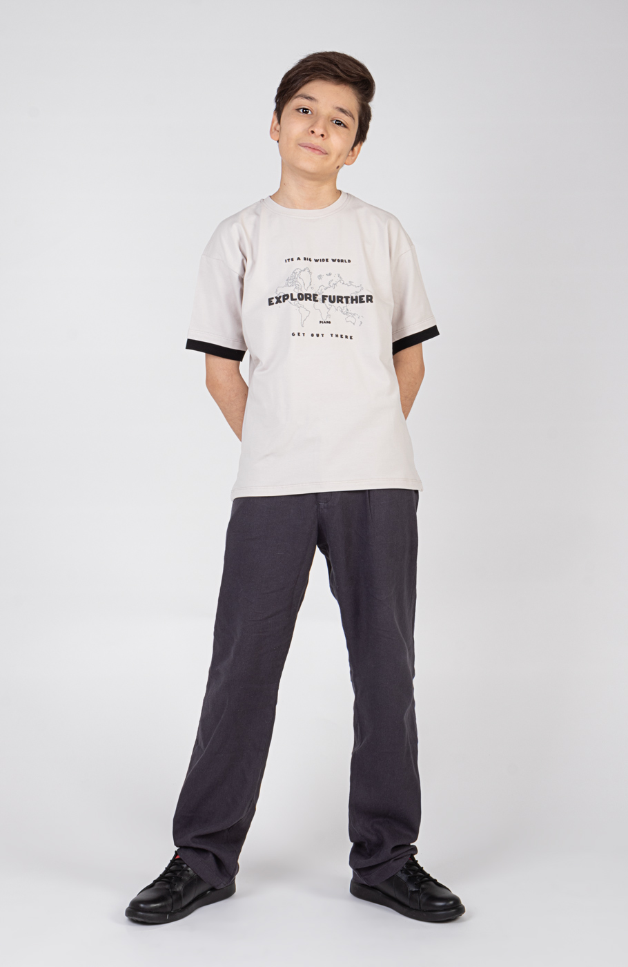 تیشرت یکرولایکرا آستین دوبل نارنگ