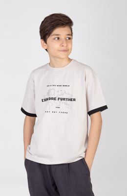 تیشرت یکرولایکرا آستین دوبل نارنگ