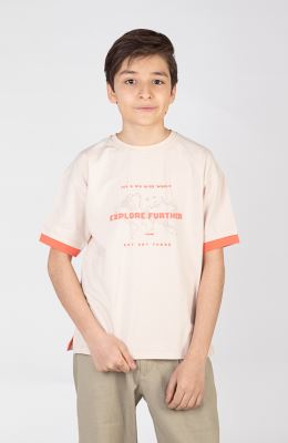 تیشرت یکرولایکرا آستین دوبل نارنگ