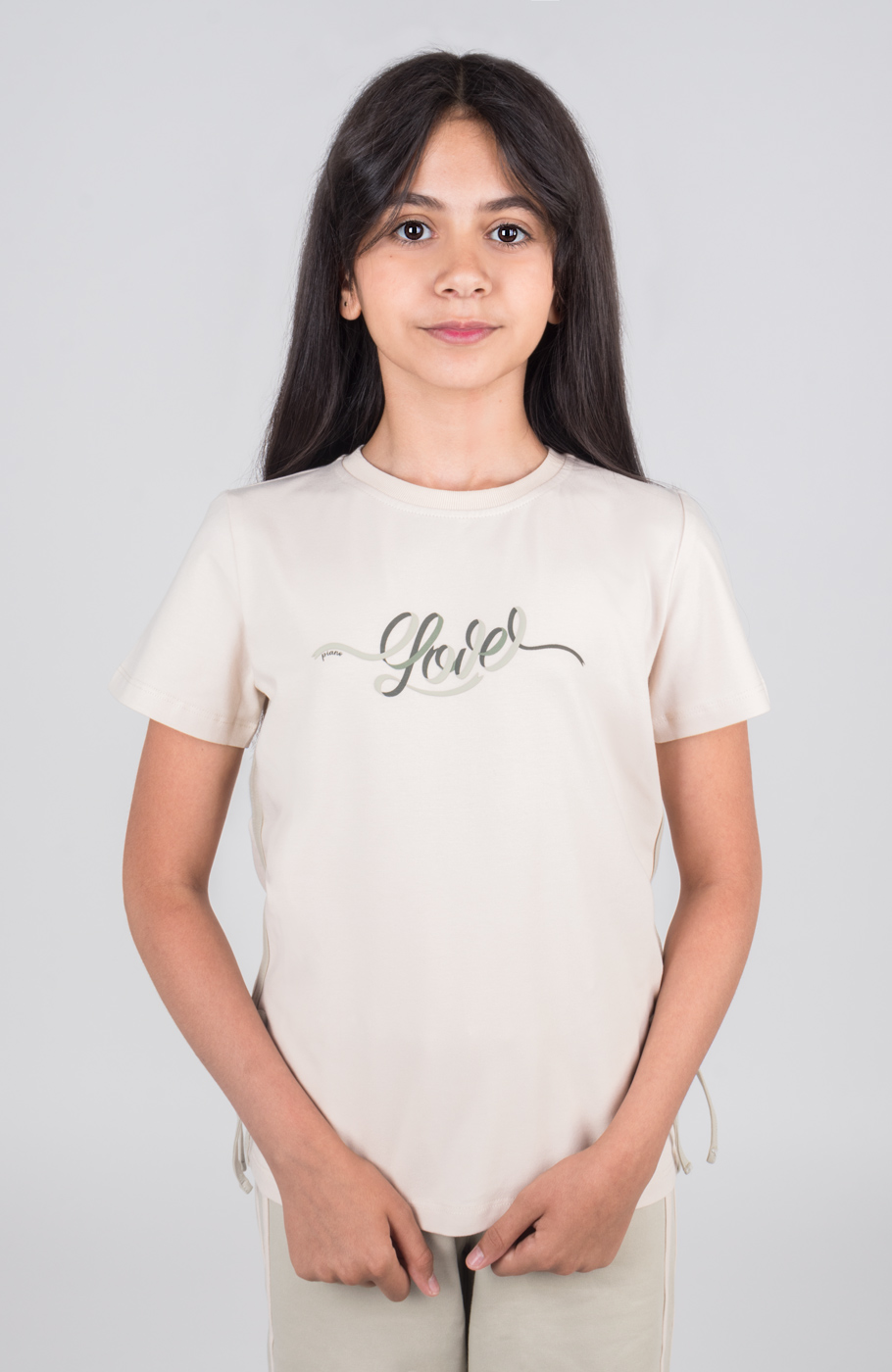 تیشرت یکرولایکرا پاپیونی (ست با کد10638)