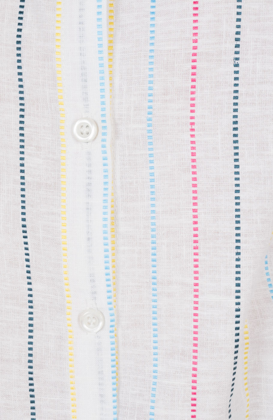 شومیز لینن راه راه آستین کوتاه