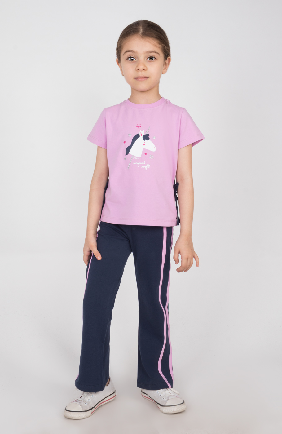 تیشرت یکرولایکرا پاپیونی (ست کد 10636)