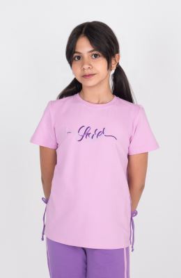 تیشرت یکرولایکرا پاپیونی (ست با کد10638)