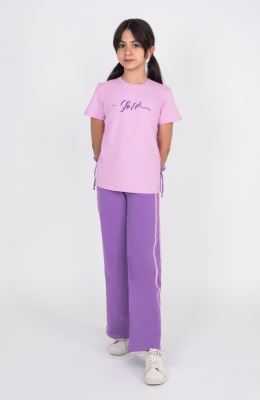 تیشرت یکرولایکرا پاپیونی (ست با کد10638)