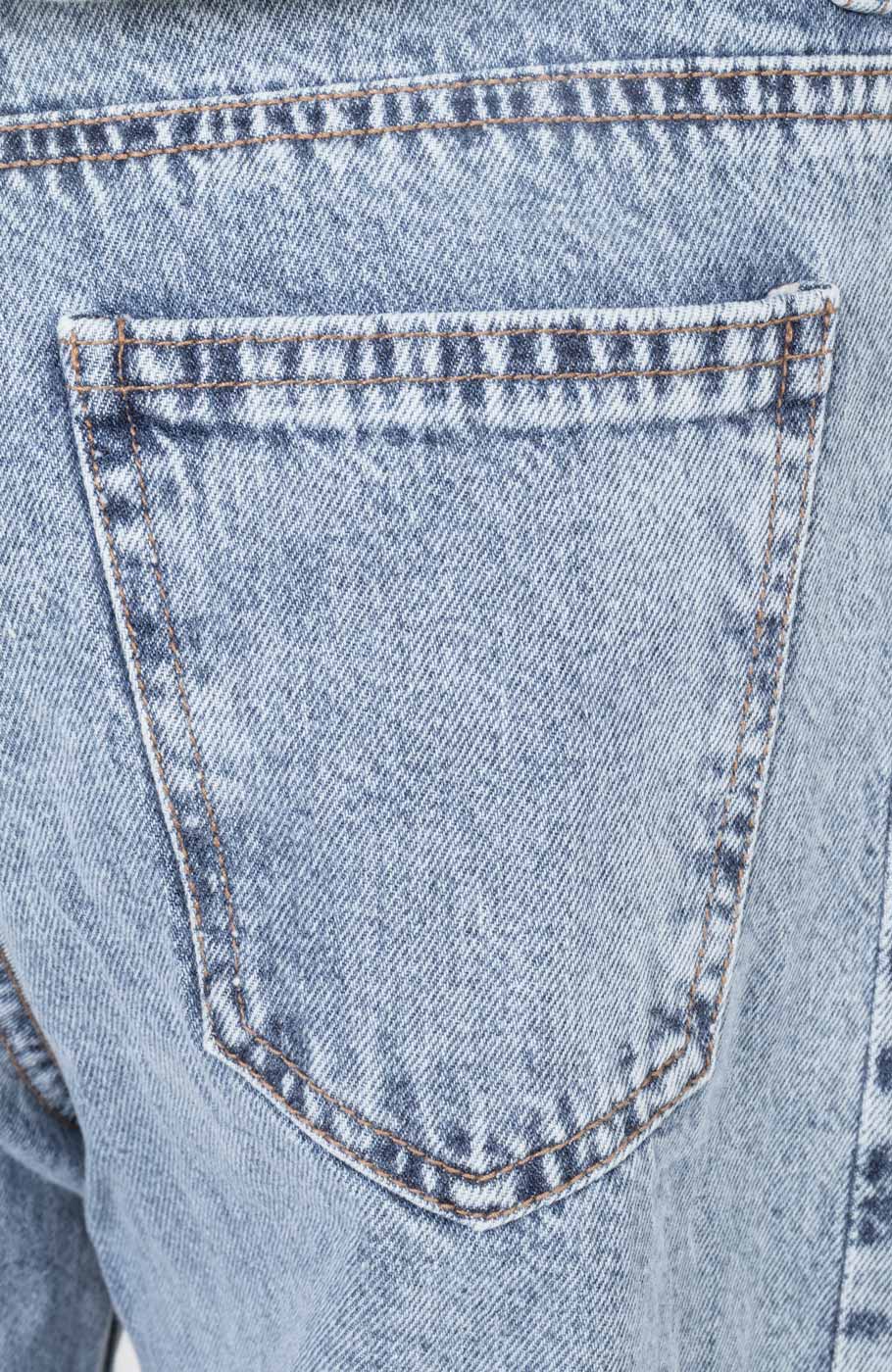 شلوار جین واید برش دار