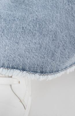 شلوار جین واید برش دار