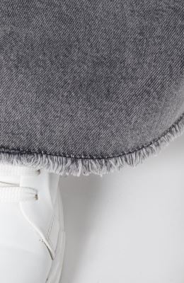 شلوار جین واید برش دار