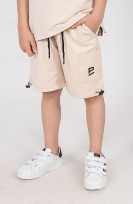 شلوارک دورس دو نخ دمپا گت دار (ست با کد 11342)