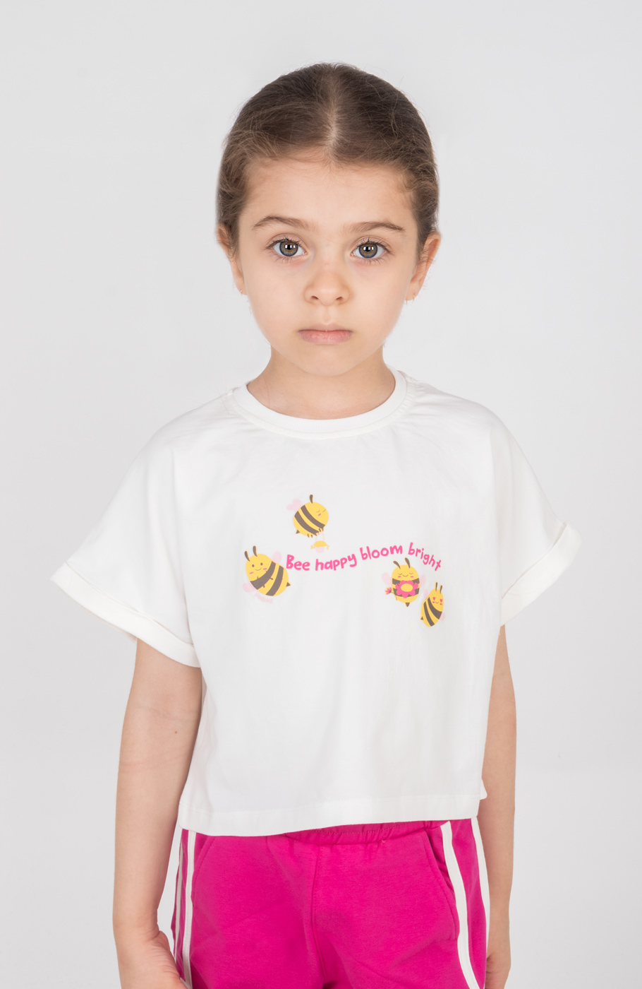 تیشرت یکرولایکرا آستین پاکتی (ست با کد 10640)