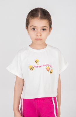 تیشرت یکرولایکرا آستین پاکتی (ست با کد 10640)